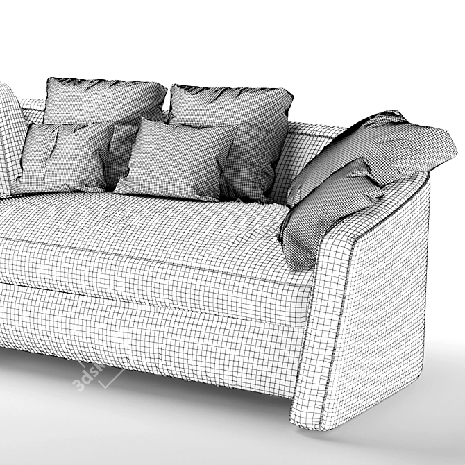 Modular STRATUM Sofa: Stylish and Comfortable 3D model image 5