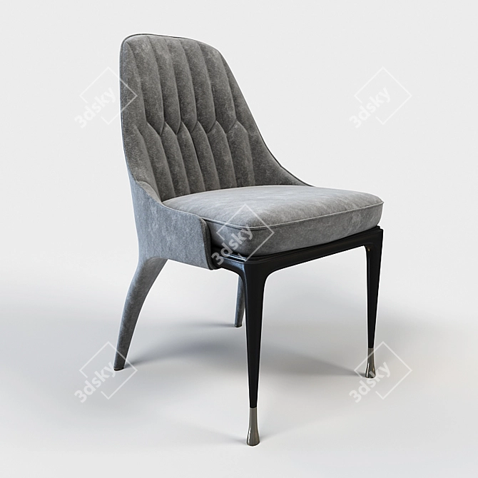 Elegant Palmyra Chair: Perfect Blend of Style 3D model image 1