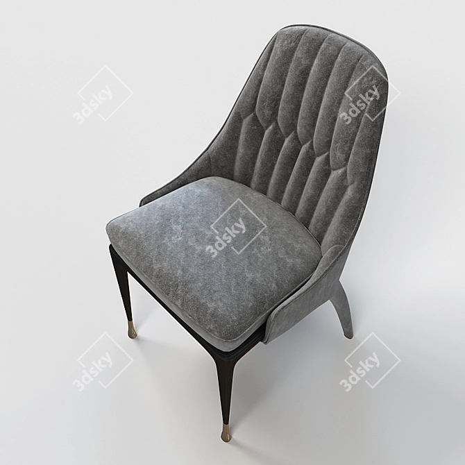 Elegant Palmyra Chair: Perfect Blend of Style 3D model image 3
