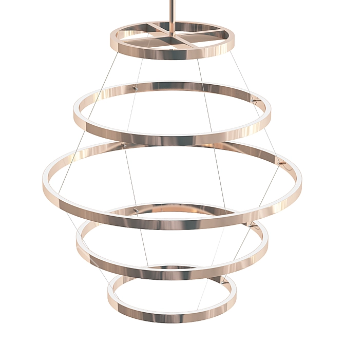 Eichholtz Elements Chandelier: Timeless Elegance 3D model image 1