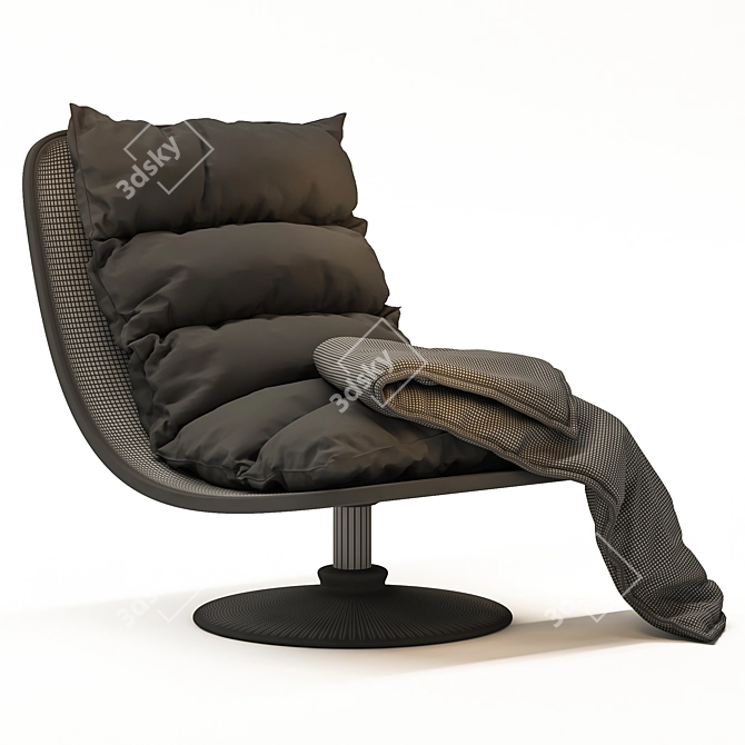 Modern Vray Armchair: 3D Max + FBX + OBJ 3D model image 4