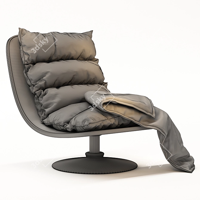 Modern Vray Armchair: 3D Max + FBX + OBJ 3D model image 5