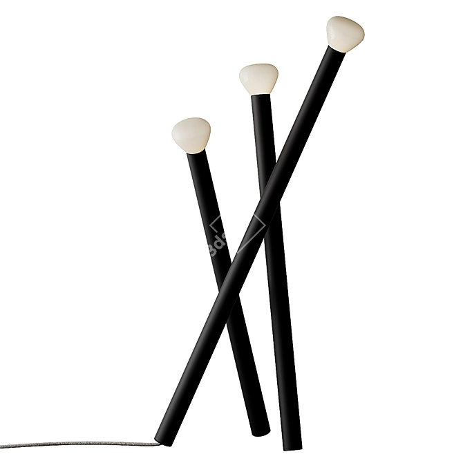 Elegant PARC 05 Floor Lamp 3D model image 1