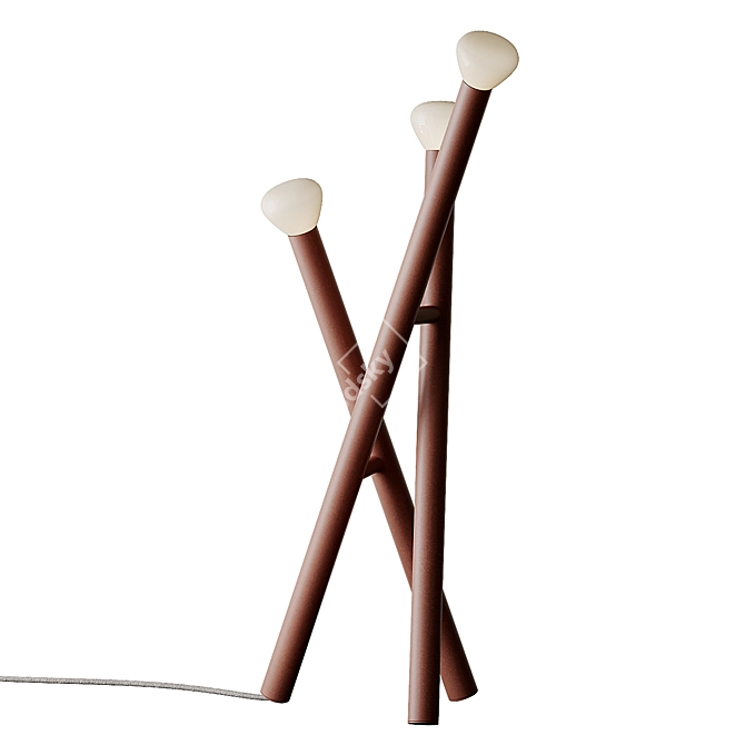 Elegant PARC 05 Floor Lamp 3D model image 4