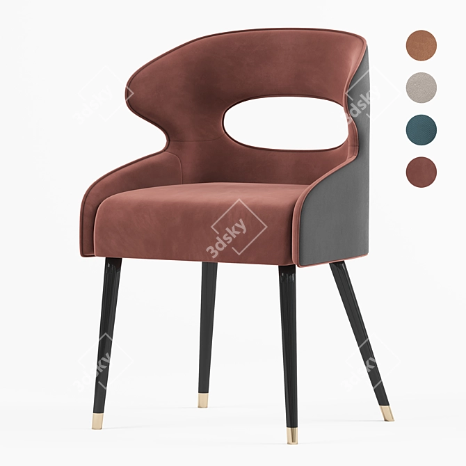 Relaxation at its Finest: Leisure Chair 3D model image 1