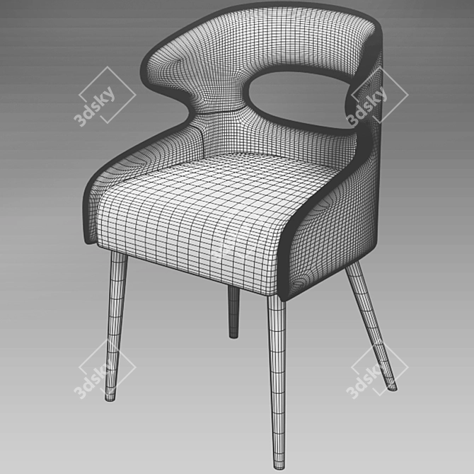 Relaxation at its Finest: Leisure Chair 3D model image 5