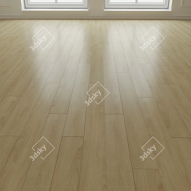 Authentic Select Midland Oak Laminate 3D model image 3