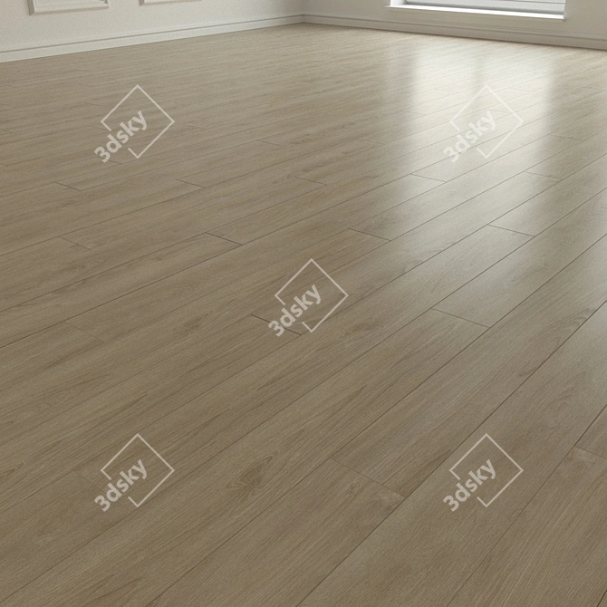 Title: Moduleo Select Midland Oak 22231 Laminate 3D model image 2