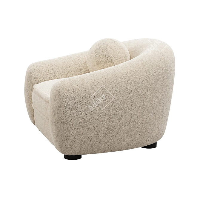 EICHHOLTZ FREUD Chair: Sophisticated Comfort 3D model image 2