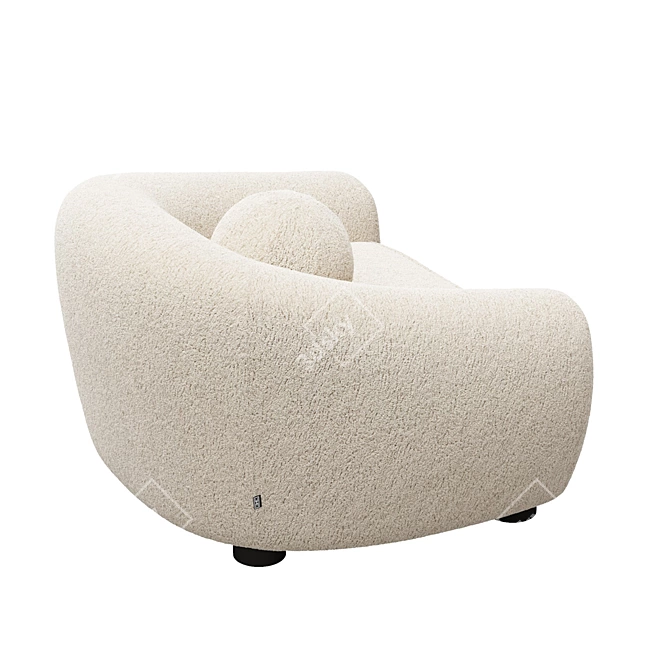 EICHHOLTZ FREUD Chair: Sophisticated Comfort 3D model image 3