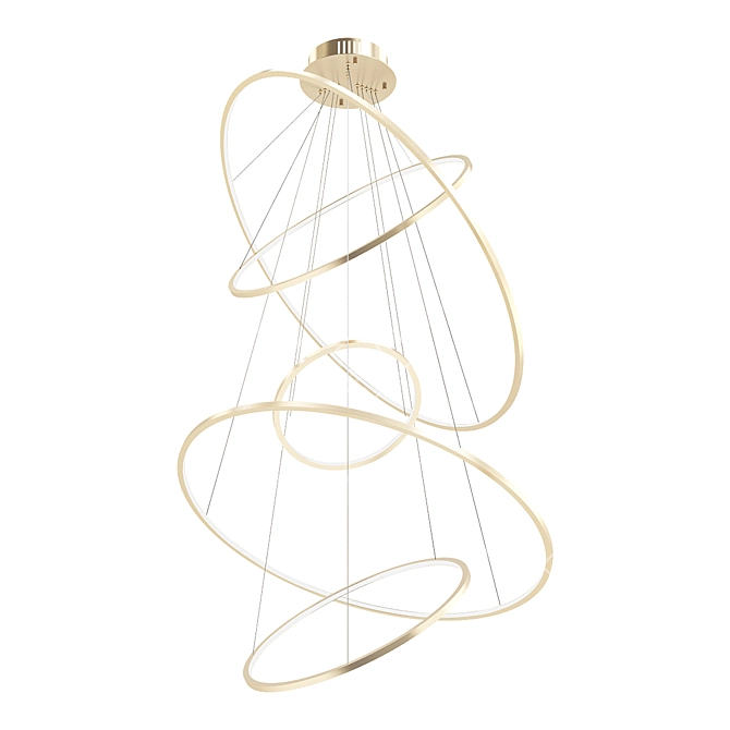 Lohja Chandelier: Stunning Design 3D model image 1