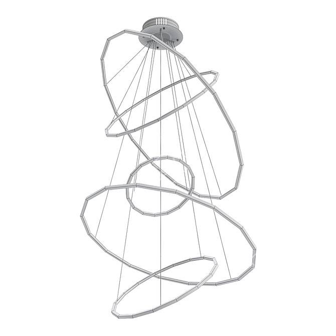 Lohja Chandelier: Stunning Design 3D model image 2