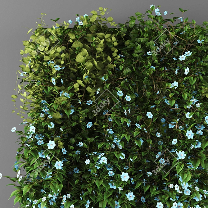 Botanical Bliss: Vertical Garden 138 3D model image 2