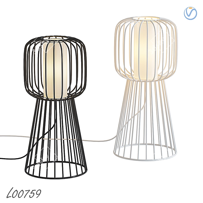 Modern Designer Lamp L00759 - Premium Quality 3D model image 1