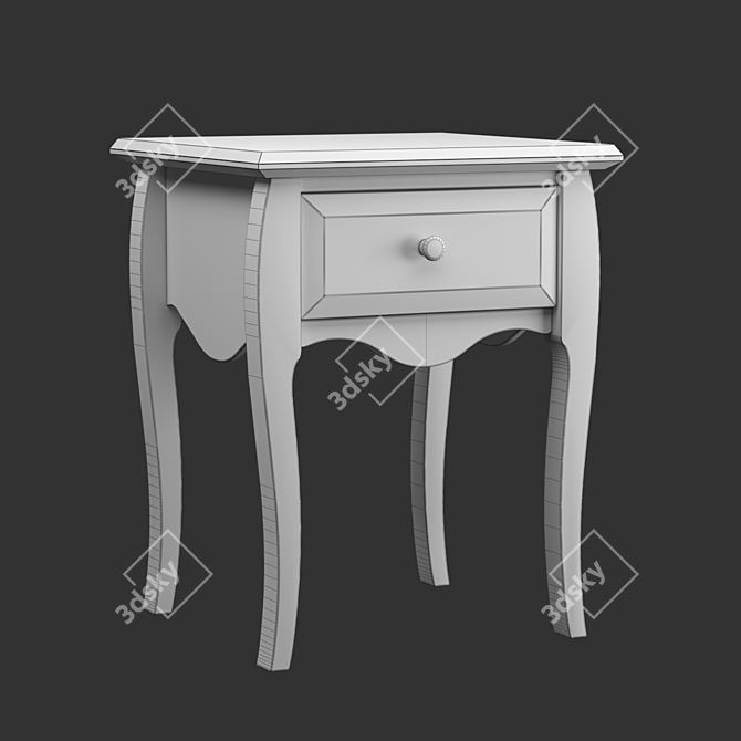 Elegant Lison Bedside Table - La Redoute Intérieurs 3D model image 2