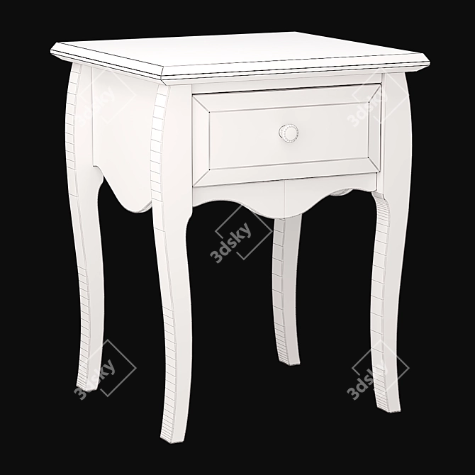 Elegant Lison Bedside Table - La Redoute Intérieurs 3D model image 6