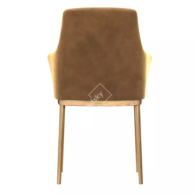 Elegant Poliform Sophie Armchair 3D model image 4