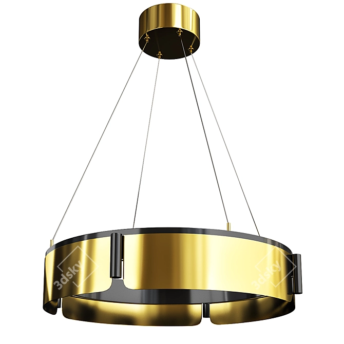 Elegant Tribeca Chandelier for Chic Interiors 3D model image 1