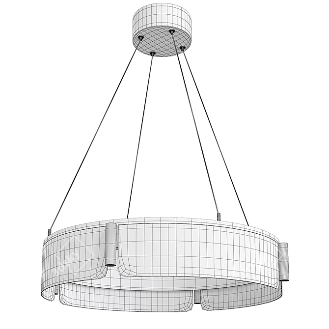 Elegant Tribeca Chandelier for Chic Interiors 3D model image 2