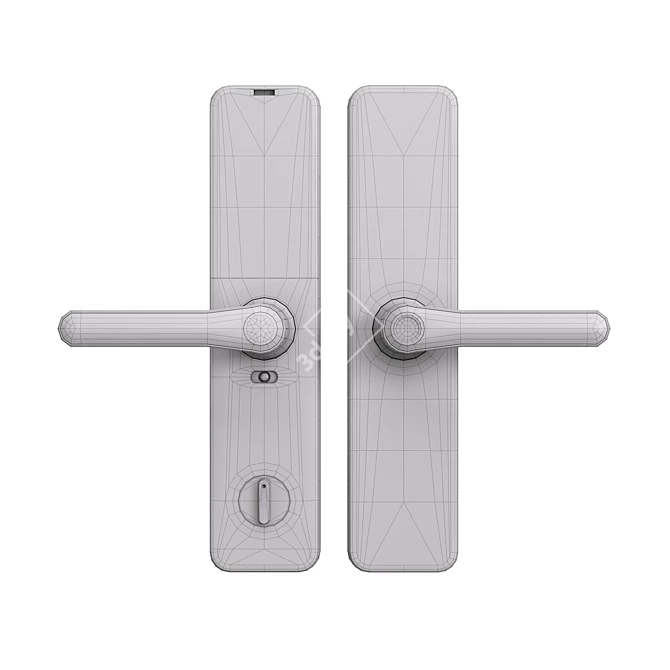 Kaadas S100: Stylish Lever Smart Lock 3D model image 9