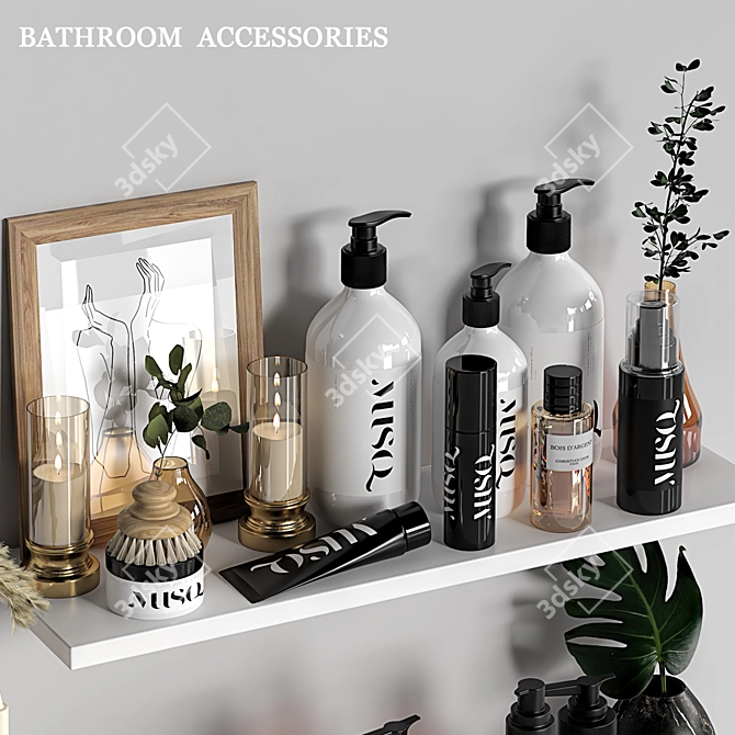 Versatile Bathroom Essentials 3D model image 4