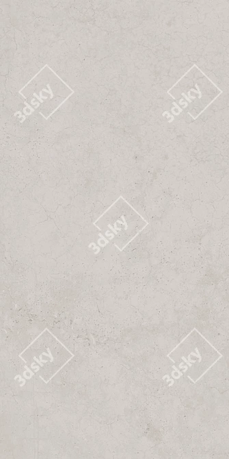 Hyper White Floor Tiles 3D model image 3