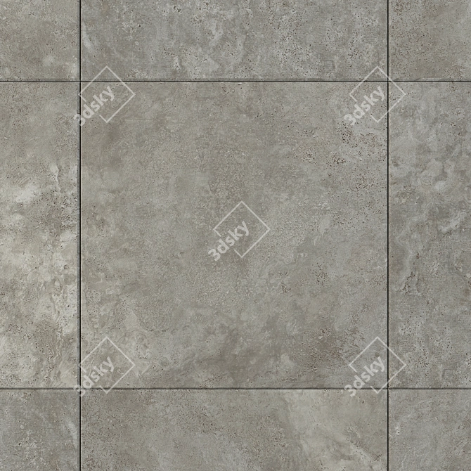 Flaviker Navona Gray Cross - Premium Wall and Floor Tiles 3D model image 2