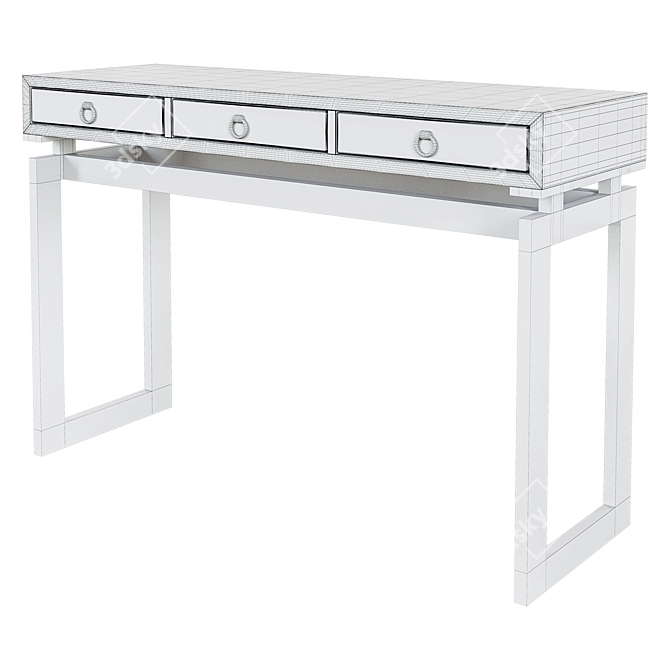 Elegant Milenia Console Table 3D model image 2