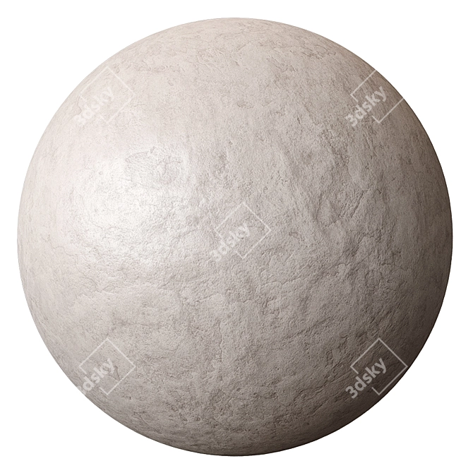 Seamless Decorative Plaster: PANTONE Cool Gray Shades 3D model image 3