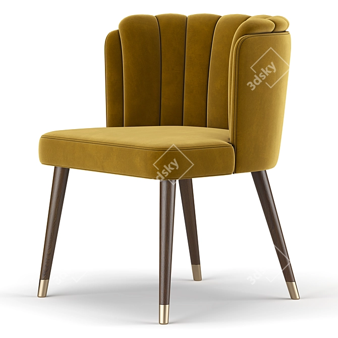 Elegant Isadora Dining Chair 3D model image 4