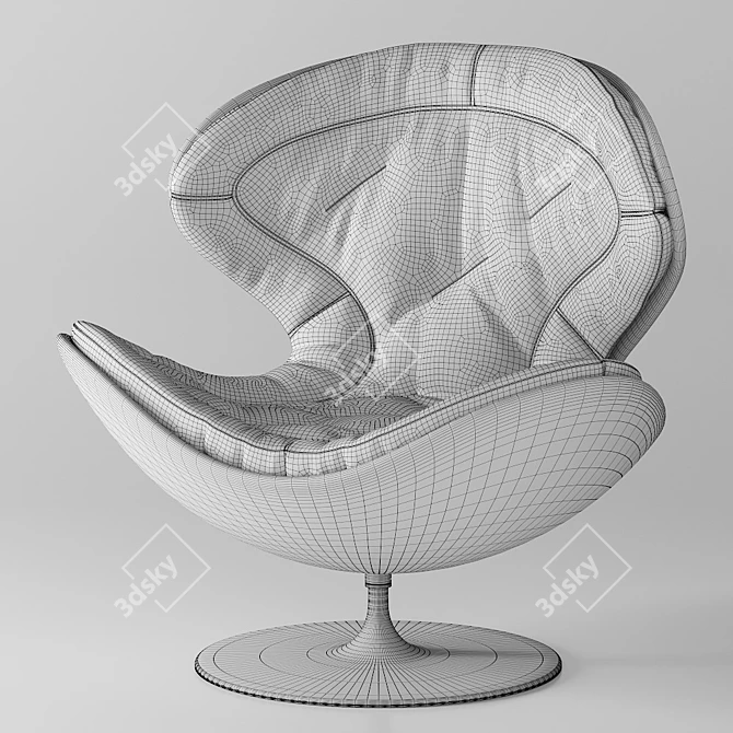 Futuristic Jetsons Armchair by Giovannetti 3D model image 5