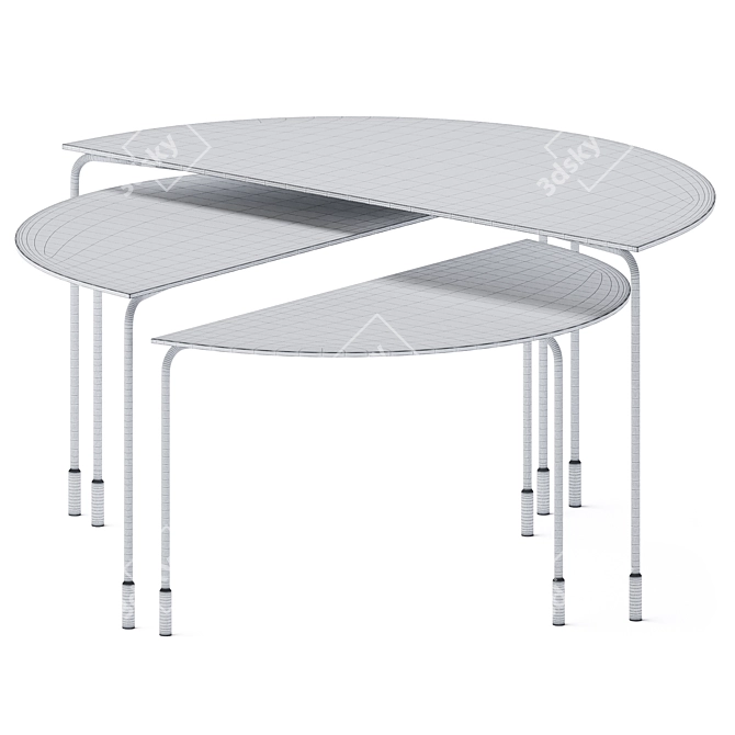 Modern Hoodi Coffee Table 3D model image 2