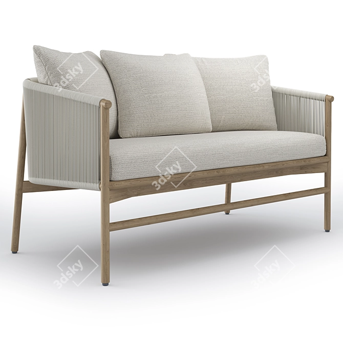 Elegant Slettvoll Amy Sofa 3D model image 1