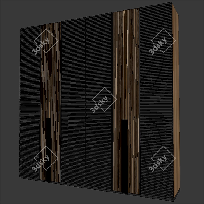 Stylish Shelf Design for Visualizations 3D model image 3