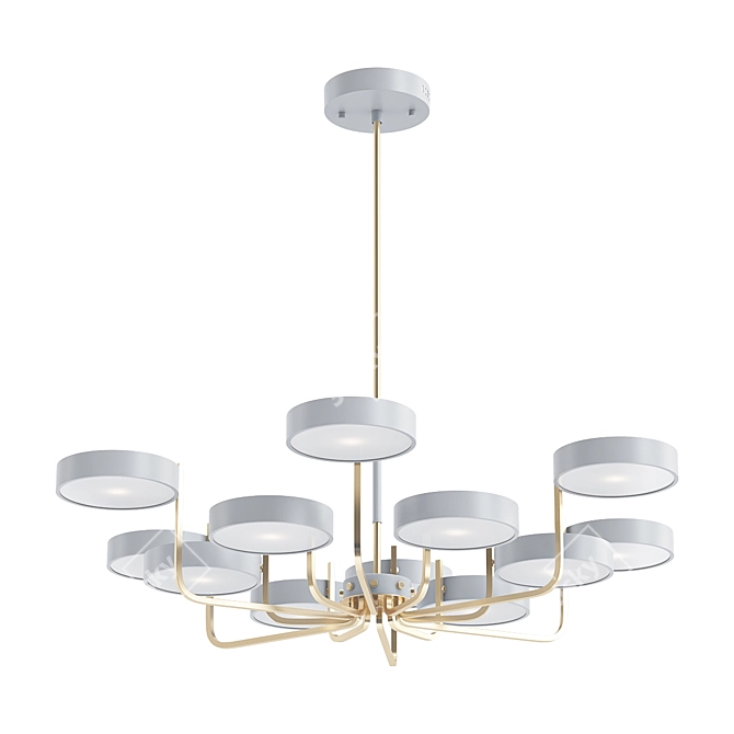 Elegant Illumination: TAVIS Pendant Light 3D model image 1