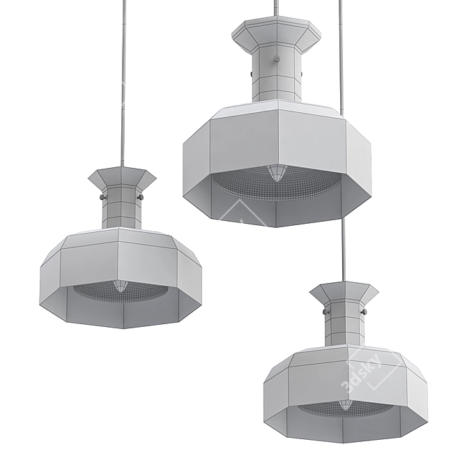 Sleek Illumination: Healy Lighting 3D model image 2