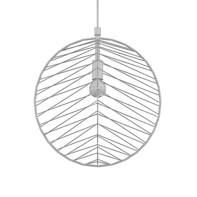 Ren Wil Ragtime Pendant: Modern Industrial Chic 3D model image 2