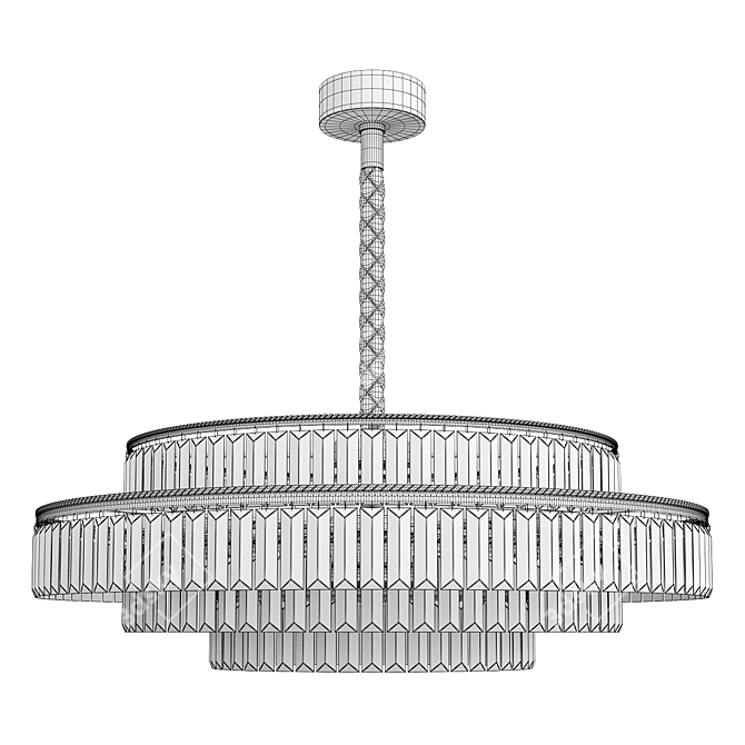 Elegant Charles Chandelier: V-Ray Render 3D model image 3