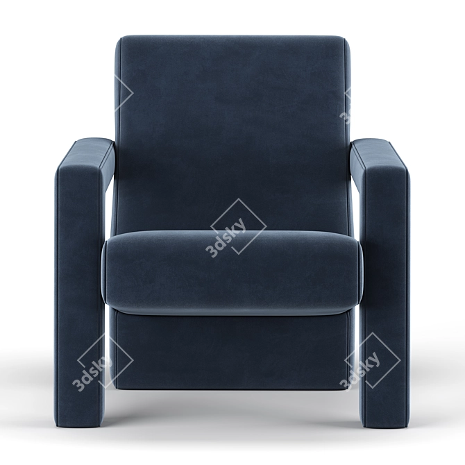 Rietveld Unesco Chair - Timeless Elegance 3D model image 3