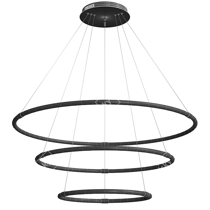 Elegant Oracle A Chandelier 3D model image 4