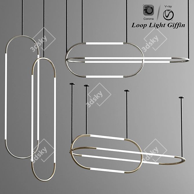 Giffin Collection: Loop Light & Render Engine 3D model image 5