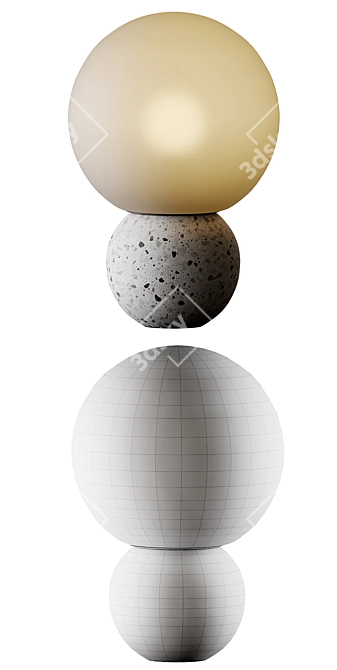 8 Table Lamp: Sleek and Stylish Lighting Solution 3D model image 4