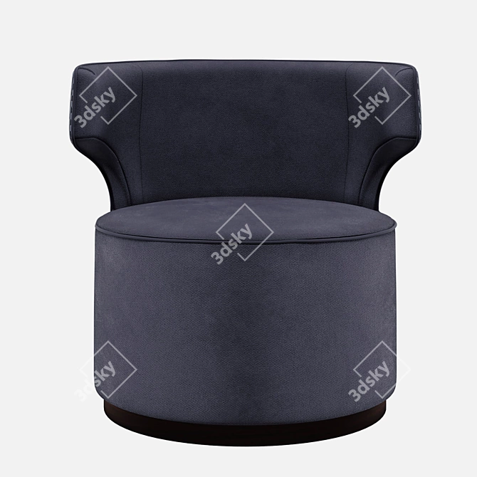 Modern Comfort Armchair 3D model image 1