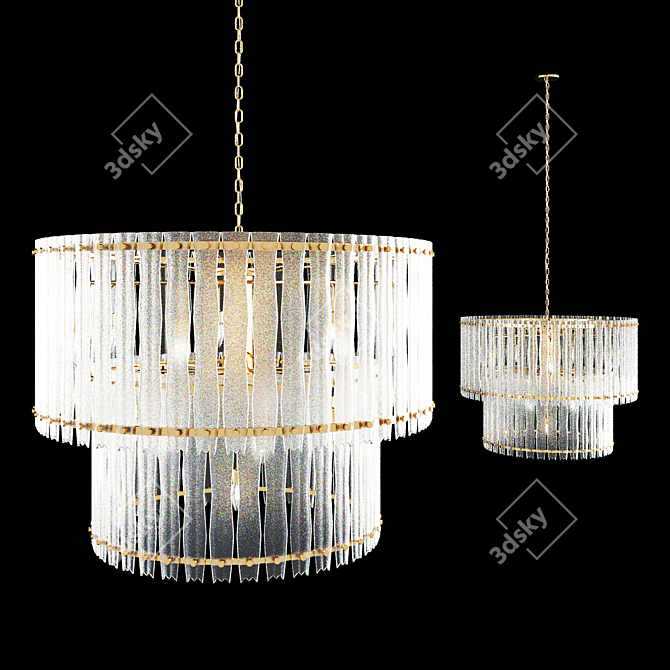 Sleek 2016 Light Fixture 3D model image 1