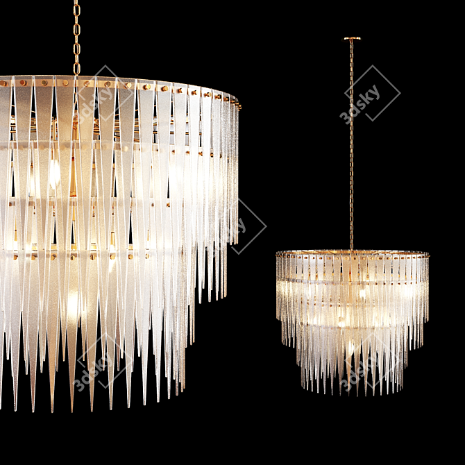 Sleek 2016 Light Fixture 3D model image 4