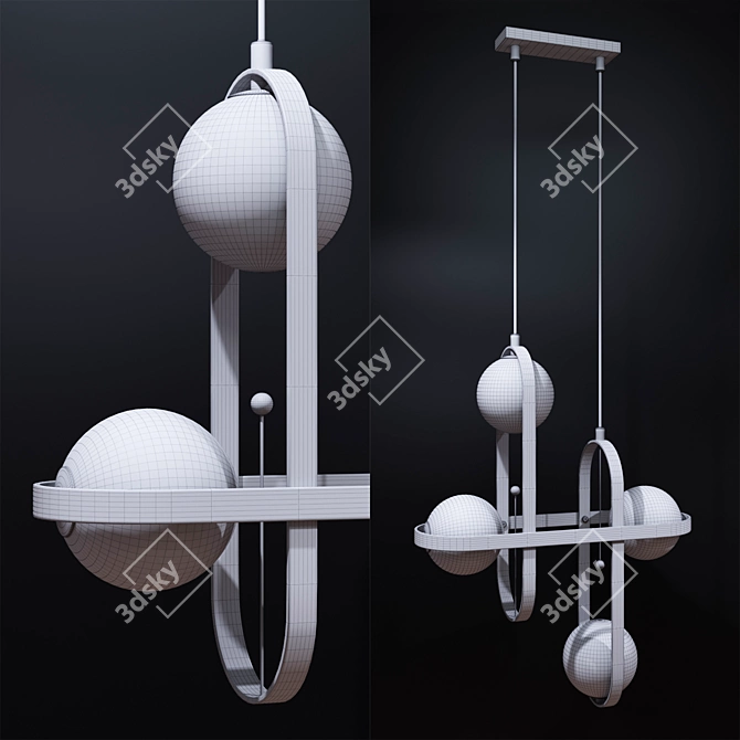 St Luce Circono Pendant Light 3D model image 2