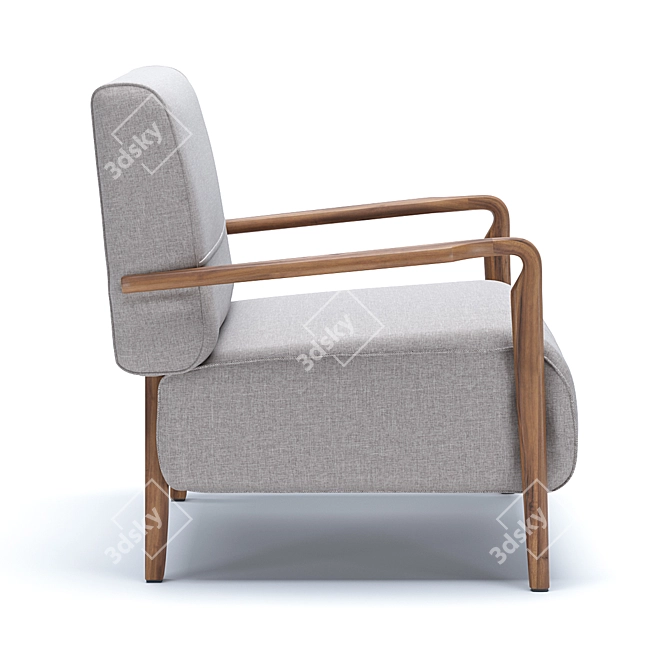 Niguel Lounge Chair: Sleek and Stylish 3D model image 6