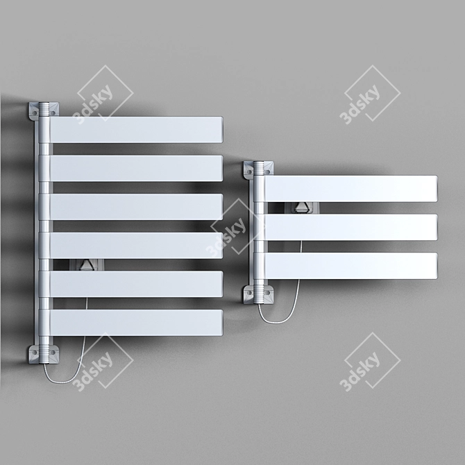 TB-0004 Swivel Towel Rail: Stylish Bathroom Essential 3D model image 6