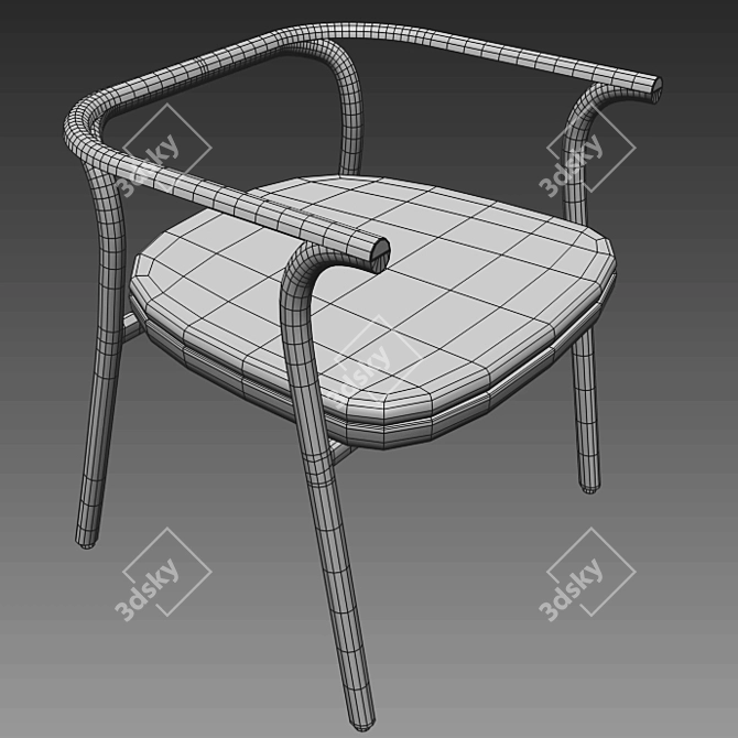 Relax in Style: Leisure Chair 3D model image 4