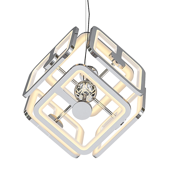 Elegant Transmitter Chandelier 3D model image 1